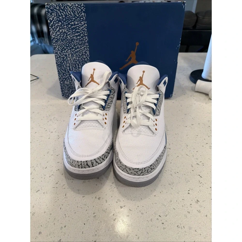 Excellent Nike Air Jordan 3 Retro Washington Wizards CT8532-148 Size 11.5